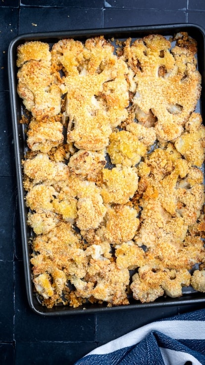 Cavolfiore al forno con pangrattato e formaggio