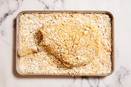 Preparazione Cotoletta di maiale, purè e aceto balsamico - Fase 2 Preparazione Cotoletta di maiale, purè e aceto balsamico - Fase 2