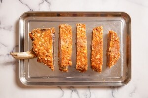 Preparazione Cotoletta di maiale, purè e aceto balsamico - Fase 3