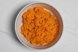 Preparazione Polpette di patate dolci con il kimchi - Fase 1