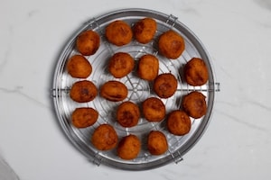 Preparazione Polpette di patate dolci con il kimchi - Fase 4