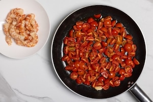 Preparazione Spaghetti con gamberoni - Fase 2