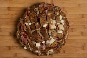 Preparazione Pane ripieno sfizioso - Fase 2