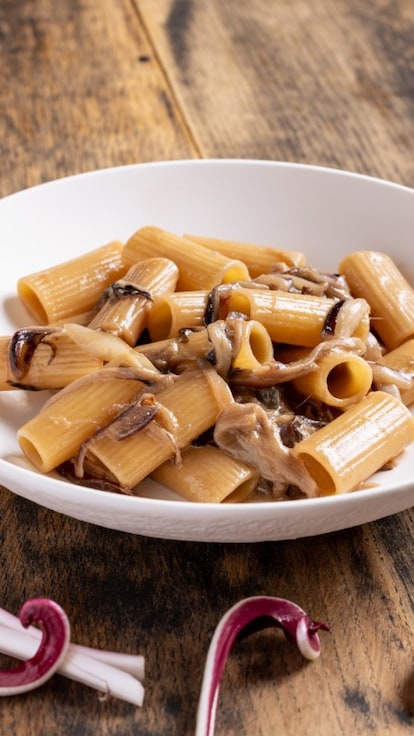 Pasta radicchio e gorgonzola