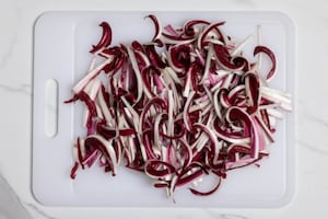 Preparazione Pasta radicchio e gorgonzola - Fase 1