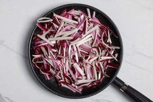 Preparazione Pasta radicchio e gorgonzola - Fase 2