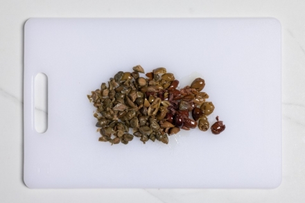 Preparazione Scarola ripiena in padella - Fase 1 Preparazione Scarola ripiena in padella - Fase 1