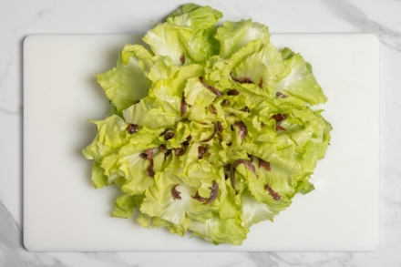 Preparazione Scarola ripiena in padella - Fase 2 Preparazione Scarola ripiena in padella - Fase 2