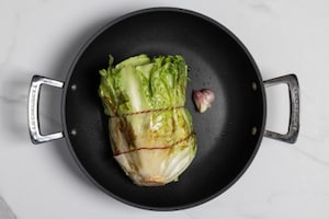 Preparazione Scarola ripiena in padella - Fase 3