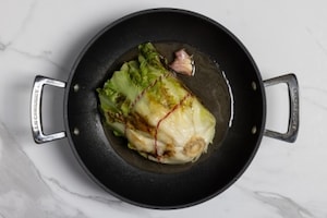 Preparazione Scarola ripiena in padella - Fase 3