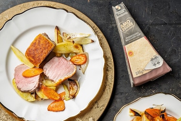 Filetto di maiale in crosta di parmigiano