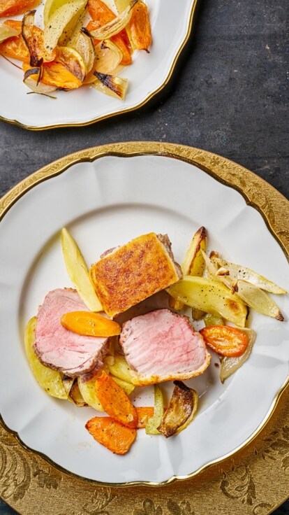 Filetto di maiale in crosta di parmigiano