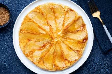 Preparazione Pancake tarte tatin - Fase 4 Preparazione Pancake tarte tatin - Fase 4