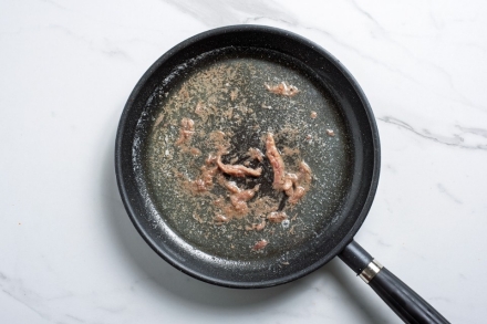 Preparazione Pasta burro e acciughe - Fase 2 Preparazione Pasta burro e acciughe - Fase 2