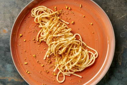 Preparazione Pasta burro e acciughe - Fase 4 Preparazione Pasta burro e acciughe - Fase 4