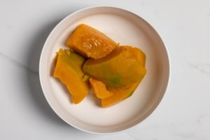 Preparazione Risotto zucca e speck - Fase 1