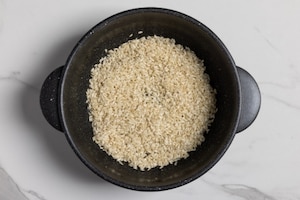 Preparazione Risotto zucca e speck - Fase 1