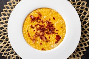 Preparazione Risotto zucca e speck - Fase 5