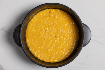 Preparazione Risotto zucca e speck - Fase 4 Preparazione Risotto zucca e speck - Fase 4