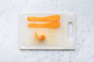 Preparazione Rose di carote - Fase 1
