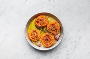 Preparazione Rose di carote - Fase 3