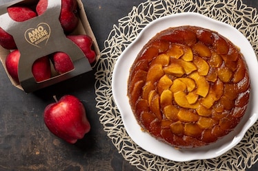 Torta di mele rovesciata