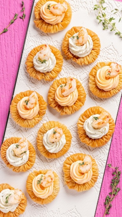 Cestini di pasta fillo salati