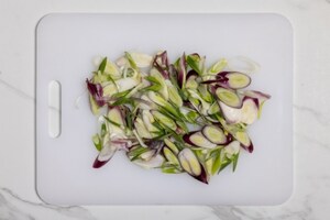 Preparazione Frittelle di cipollotto di Tropea - Fase 1