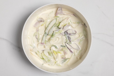 Preparazione Frittelle di cipollotto di Tropea - Fase 3 Preparazione Frittelle di cipollotto di Tropea - Fase 3