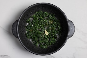 Preparazione Pasta con spinaci - Fase 2