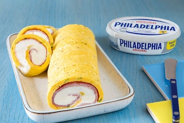 Rotolo di frittata con Philadelphia