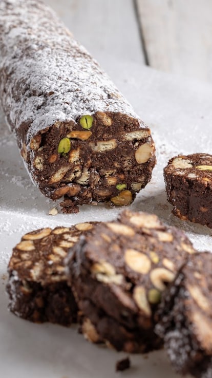 Salame di cioccolato senza uova