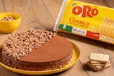 Torta fredda al cioccolato con biscotti Oro Saiwa