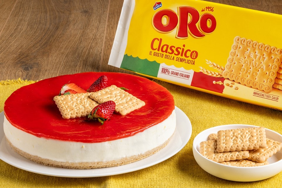 Cheesecake classica con Oro Saiwa ricetta