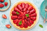Crostata crema e fragole
