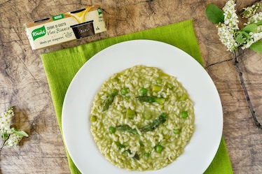 Risotto asparagi e piselli