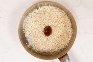 Preparazione Risotto asparagi e piselli - Fase 3