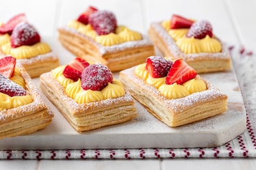 Sfoglie dolci alle fragole