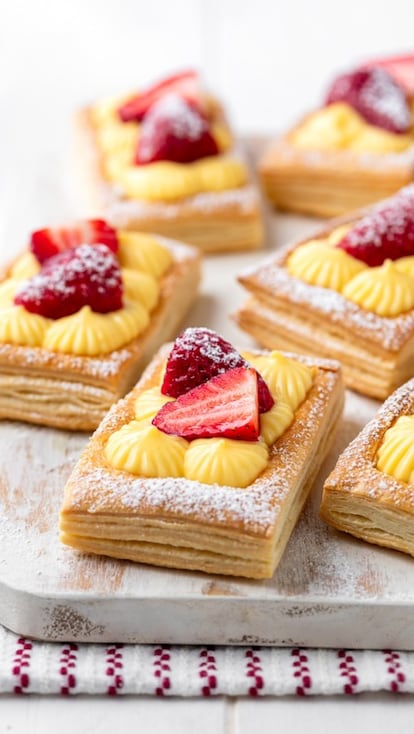 Sfoglie dolci alle fragole