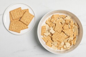 Preparazione Cheesecake bars  - Fase 1