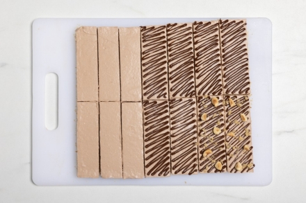 Preparazione Cheesecake bars  - Fase 5 Preparazione Cheesecake bars  - Fase 5