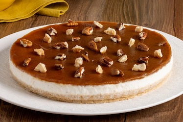 Cheesecake fredda al caramello salato