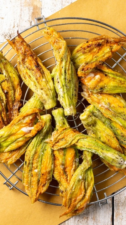 Fiori di zucca in padella