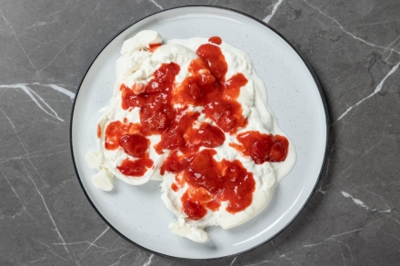 Preparazione Fragole e burrata - Fase 5 Preparazione Fragole e burrata - Fase 5