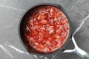 Preparazione Fragole e burrata - Fase 2