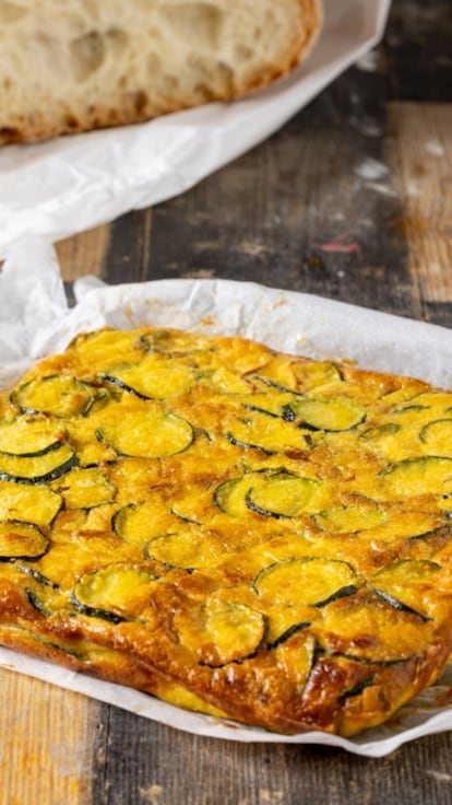 Frittata di zucchine al forno
