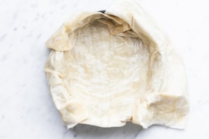 Preparazione Torta di pasta fillo - Fase 2