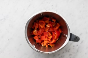 Preparazione Crema di peperoni con il Bimby - Fase 2