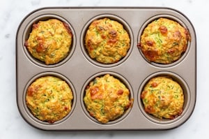 Preparazione Muffin di zucchine - Fase 4