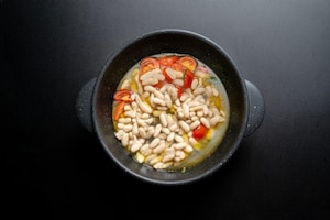 Preparazione Pasta fagioli e cozze - Fase 2